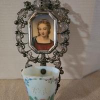 acquasantiera in argento antica