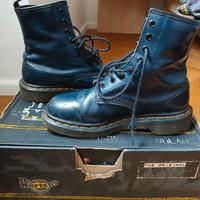 Dr Martens Navy Smooth 8 Eyelet Boot Z Welt Eur 36