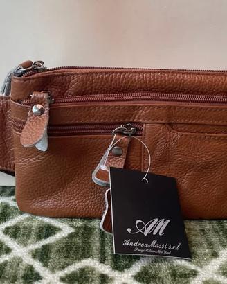Marsupio in vera pelle