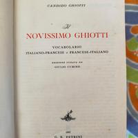 Dizionario vintage 1967  "Il Novissimo Ghiotti"