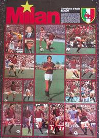 Poster copertina Guerin Sportivo e Milan 78/79