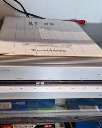 Sintonizzatore radio Kenwood KT-80 con manuale 