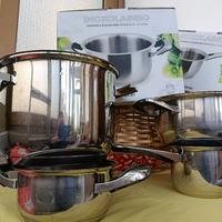 Batteria di pentole casseruole