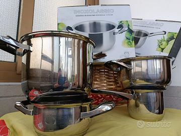 Batteria di pentole casseruole