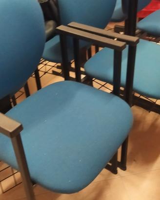 Set 8 poltroncine ufficio