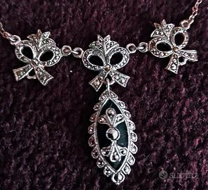 collana vintage - stile marcasite