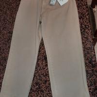 Pantaloni donna Susy Mix tg.46 color sabbia nuovi