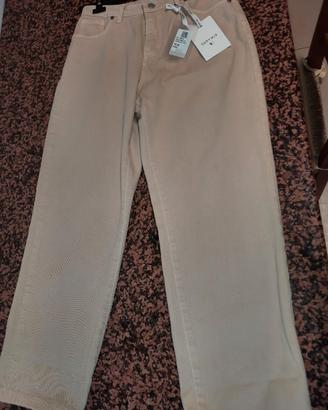 Pantaloni donna Susy Mix tg.46 color sabbia nuovi