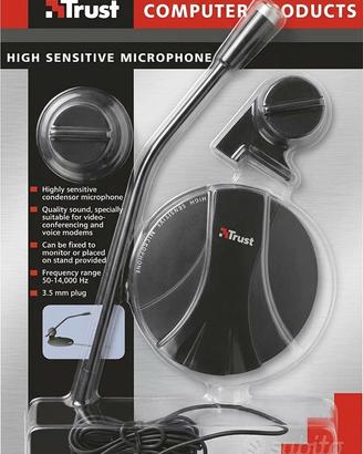 Microfono TRUST High Sensitive Nuovo in confezione