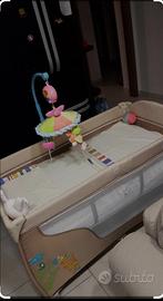 Lettino da viaggio giordani jungle friends deluxe