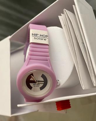 Prologio Hip Hop solare lilla nuovo