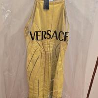 Versace Abito in Pelle giallo