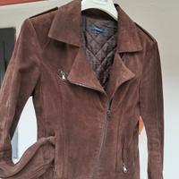 giubbotto VERA PELLE SCAMOSCIATA