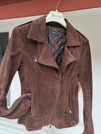 giubbotto VERA PELLE SCAMOSCIATA