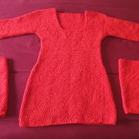 Maglia per leggins all'uncinetto con scaldamuscoli