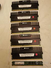 RAM DDR3 Corsair Vengeance e Kimgston