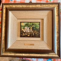 Quadro Serigrafia Antonio Ligabue Vedova Nera