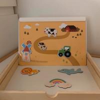 Lavagna magnetica in legno