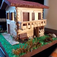 Casetta in miniatura di campagna.