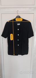 Blazer vintage Ilia Misto Seta nero mezza manica
