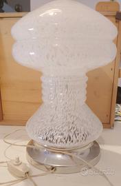 lampada fungo vetro murano