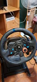 logitech g29 con stand e cambio manuale