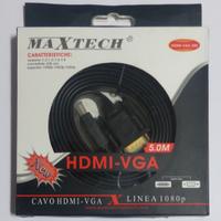 CAVO ADATTATORE HDMI VGA per TV MONITOR PC 5 metri