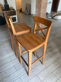 coppia sgabelli ikea ingolf
