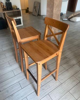 coppia sgabelli ikea ingolf
