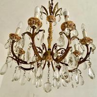 Lampadario goccia cristallo