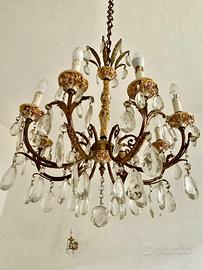 Lampadario goccia cristallo