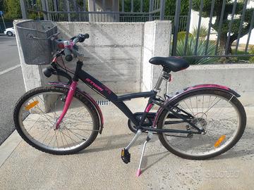 bicicletta ragazza Btwin poply 500 da 24''