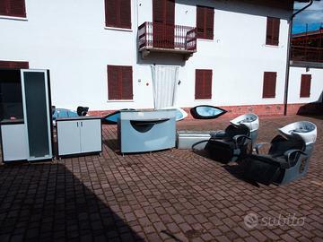 lavatesta poltrone parrucchiera Muster arredamento