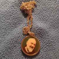 Medaglia Padre Pio con catenina