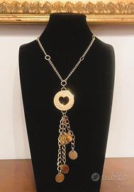 Collana dorata BLUMARINE nuova