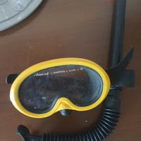 maschera sub vintage Cressi sub  Binobaby