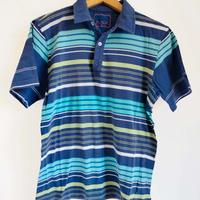 Polo blu cotone taglia S/44