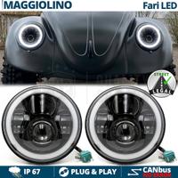 Coppia FARI LED PER VW Maggiolino Angel Eyes 6500K