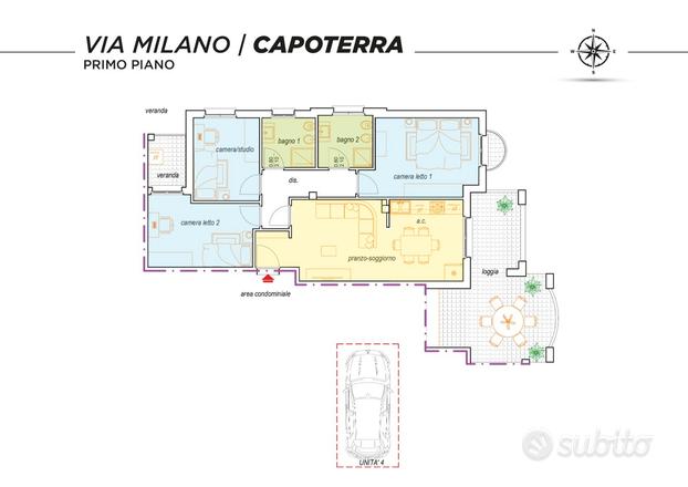 Appartamento con terrazza di 30mq