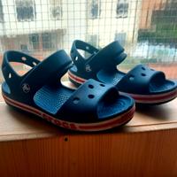Crocs originali blu e ciabatte piscina Nabaiji