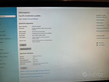 PC ASSEMBLATO ASUS Q87M-E I5 16 giga 256 ssd