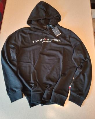 Tommy Hilfiger  Hoodie Black Logo nuova taglia M