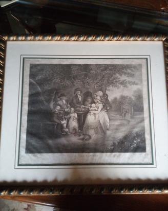 Quadro " A tea garden" di  Antonio Zecchin