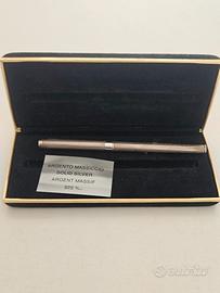 Penna Stilografica Argento Massiccio 925