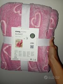 coperta in pile che si illumina al buio 