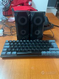 Testiera gx trust e casse arrango rgb