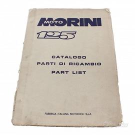 Catalogo ricambi Moto Morini 125 H 6 marce