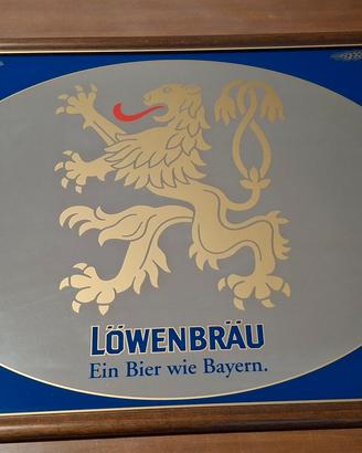 Specchio originale  birra Lowenbrau