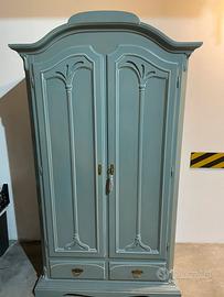 Armadio stile provenzale - 2 ante con 2 cassetti