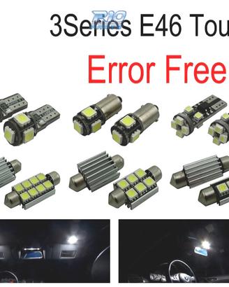 KIT 18 LAMPADE LED INTERNE BMW SERIE 3 E46 WAGON T